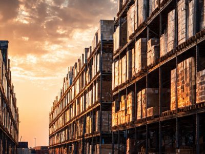 Home distribution images for a logistics website in